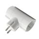 Εικόνα της Πολύπριζο Ταφ Lamtech 2 Θέσεων White LAM023756