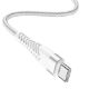 Εικόνα της Καλώδιο Lamtech USB-C Male to USB-C Male 2m Braided White LAM023633