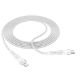 Εικόνα της Καλώδιο Lamtech USB-C Male to USB-C Male 2m Braided White LAM023633