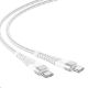 Εικόνα της Καλώδιο Lamtech USB-C Male to USB-C Male 2m Braided White LAM023633