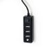 Εικόνα της USB Hub Lamtech 4-Port USB-A Black LAM021479