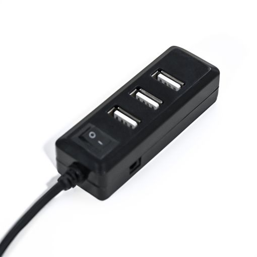 Εικόνα της USB Hub Lamtech 4-Port USB-A Black LAM021479