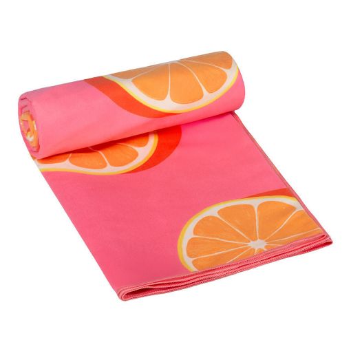 Εικόνα της Πετσέτα Θαλάσσης Estia Microfiber με Τσαντάκι 90x180 cm Orange Pop 01-44534