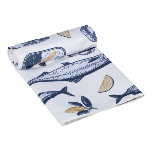 Εικόνα της Πετσέτα Θαλάσσης Estia Microfiber με Τσαντάκι 90x180 cm Salt Life 01-44596