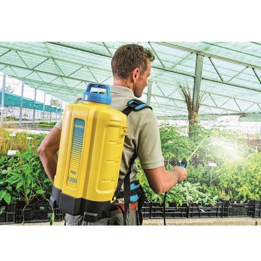 Εικόνα της Ψεκαστήρας Πλάτης Μπαταρίας Gloria Pro 1200 Li-on 12lt (Χωρίς Μπαταρία) Yellow/Blue 000067.0000