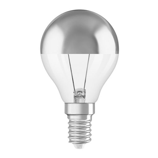 Εικόνα της Λάμπα LED Osram E14 P45 Dimmable Silver 2700K 400lm 3.4W Warm White