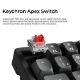 Εικόνα της Πληκτρολόγιο Keychron K8 Ultra 8K Wireless Custom TKL RGB Hot-Swappable Apex Brown Switches (US) Black K8U-J3