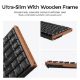 Εικόνα της Πληκτρολόγιο Keychron K3 Ultra 8K Wireless Custom 75% RGB Hot-Swappable Milk POM Red Switches (US) Wood/Black K3U-H1