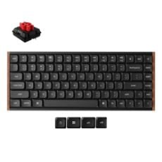 Εικόνα της Πληκτρολόγιο Keychron K3 Ultra 8K Wireless Custom 75% RGB Hot-Swappable Milk POM Red Switches (US) Wood/Black K3U-H1