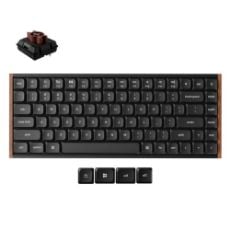 Εικόνα της Πληκτρολόγιο Keychron K3 Ultra 8K Wireless Custom 75% RGB Hot-Swappable Milk POM Brown Switches (US) Wood/Black K3U-H3
