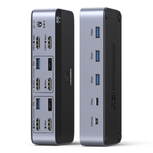 Εικόνα της Ugreen AK703 KVM Switch USB/HDMI Silver 85100