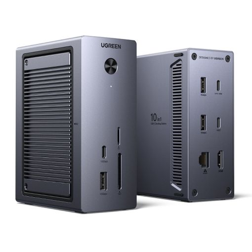Εικόνα της Docking Station Ugreen 10in1 CM923 USB-C 4K 60Hz Gray CM923