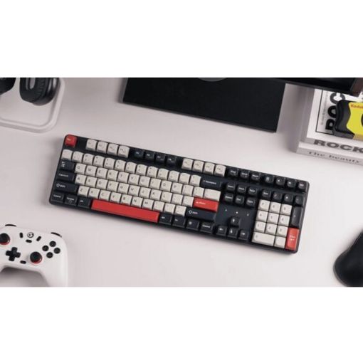 Εικόνα της Πληκτρολόγιο Keychron J5 QMK 1K Wireless Full RGB Hot-Swappable Banana Switches (US) Dark Blue KJ5-H4Z