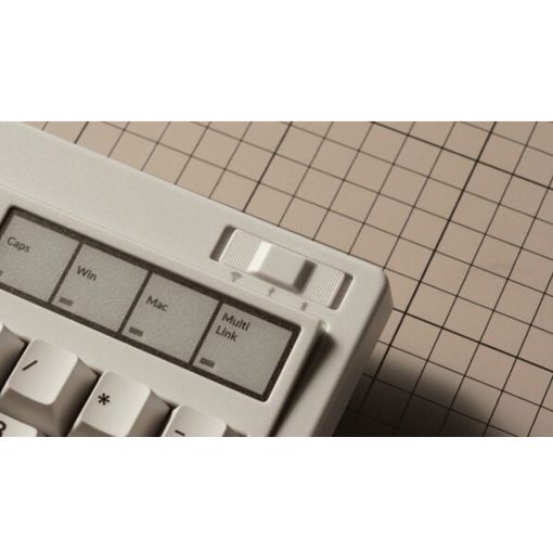 Εικόνα της Πληκτρολόγιο Keychron R6 QMK Wireless Full RGB Hot-Swappable Super Brown Switches (US) Retro R6-M3