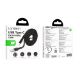 Εικόνα της Καλώδιο Lamtech Flat USB-C to USB-A 1m 18W Black LAM111801