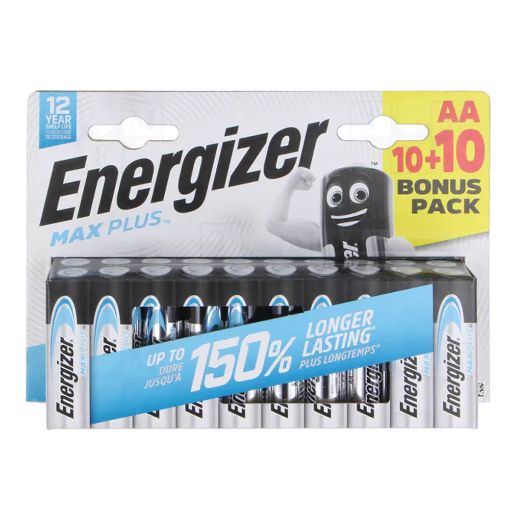 Εικόνα της Αλκαλικές Μπαταρίες AAA Energizer Max Plus LR03 1.5V 20τμχ 20627