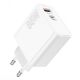 Εικόνα της Φορτιστής Lamtech GaN USB-C & USB-A PD/QC3.0 65W White LAM023558