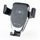Εικόνα της Lamtech Universal Car Smartphone Holder with Qi Wireless Charging 10W Black LAM023862
