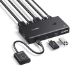 Εικόνα της Ugreen AK502 KVM Switch USB/HDMI Black 75246