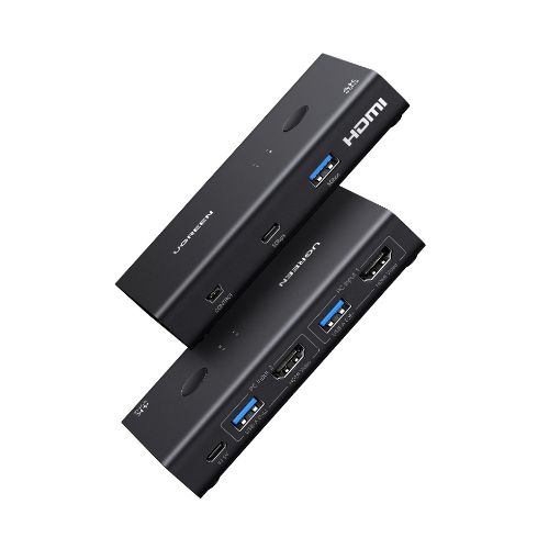 Εικόνα της Ugreen AK502 KVM Switch USB/HDMI Black 75246
