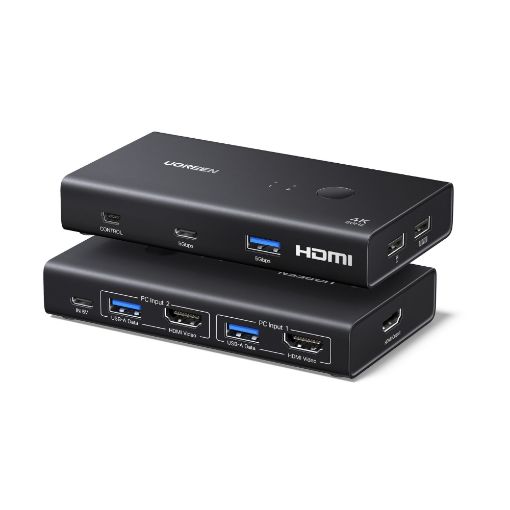 Εικόνα της Ugreen AK502 KVM Switch USB/HDMI Black 75246