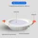 Εικόνα της Χωνευτό Φωτιστικό Σποτ Gledopto Ultra Flat Zigbee RGBWW 350lm 6W White GL-D-013P