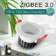 Εικόνα της Χωνευτό Φωτιστικό Σποτ Gledopto Anti-Glare Zigbee RGB + 2000-6500K 350lm IP54 6W White GL-D-006P