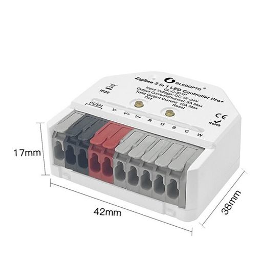 Εικόνα της Gledopto Controller 5in1 Ultra Mini ZigBee Pro+ GL-C-301P