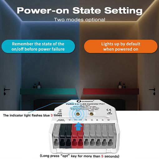 Εικόνα της Gledopto Controller 5in1 Ultra Mini ZigBee Pro+ GL-C-301P