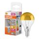 Εικόνα της Λάμπα LED Osram E14 Mirror P45 Dimmable Gold 2700K 400lm 3.4W Warm White