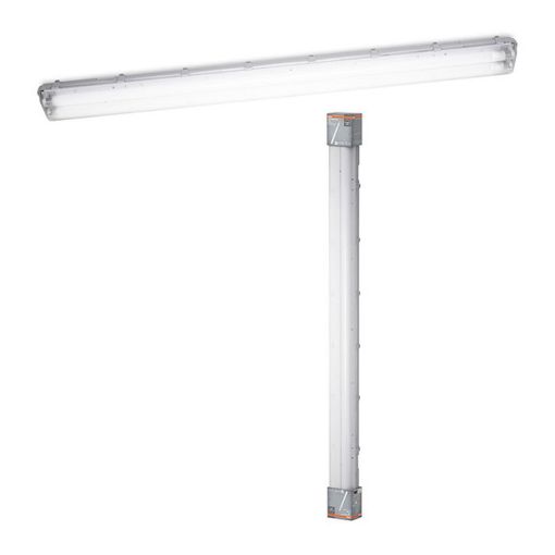 Εικόνα της Φωτιστικό LED Batten Osram 156cm με 2x LED Lamps T8 G13 4000K 3800lm 38W Neutral White IP65