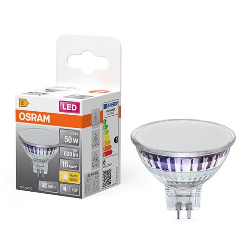 Εικόνα της Λάμπα LED Osram GU5.3 Spot 120° 2700K 630lm 5.3W Warm White