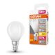 Εικόνα της Λάμπα LED Osram E14 P45 Mat Dimmable 2700K 806lm 5.5W Warm White