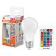 Εικόνα της Λάμπα LED Osram E27 A60 Mat με Τηλεχειριστήριο Dimmable RGB + 2700K 806lm 9.4W