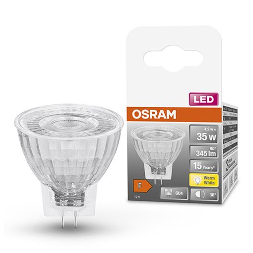 Εικόνα της Λάμπα LED Osram GU4 Spot MR11 2700K 345lm 4.2W Warm White