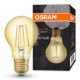 Εικόνα της Λάμπα LED Osram E27 A60 Filament Gold 2400K 410lm 4W Extra Warm White