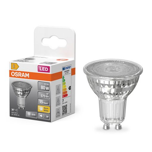 Εικόνα της Λάμπα LED Osram GU10 Spot 2700K 575lm 6.1W Warm White
