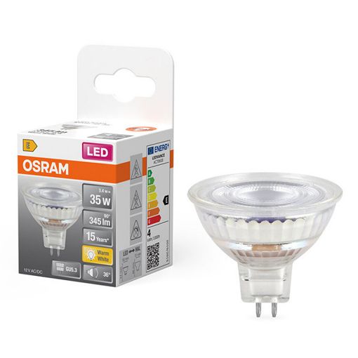 Εικόνα της Λάμπα LED Osram GU5.3 Spot 2700K 345lm 3.4W Warm White