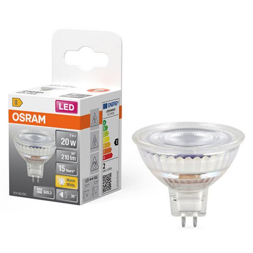 Εικόνα της Λάμπα LED Osram GU5.3 Spot 2700K 210lm 2W Warm White