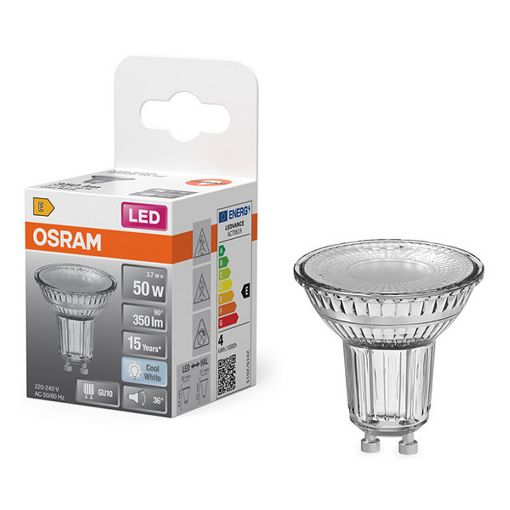 Εικόνα της Λάμπα LED Osram GU10 Spot 4000K 350lm 3.7W Neutral White