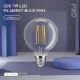 Εικόνα της Λάμπα LED Gledopto Pro E27 G95 Filament 2200-6500K Zigbee 7W Clear GL-B-004P-CLEAR