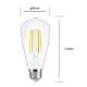 Εικόνα της Λάμπα LED Gledopto Pro E27 Edison ST64 Filament 2200-6500K Zigbee 7W Clear GL-B-002P-CLEAR