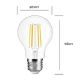Εικόνα της Λάμπα LED Gledopto Pro E27 A60 Filament 2200-6500K Zigbee 7W Clear GL-B-003P-CLEAR