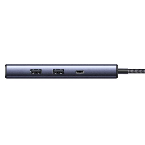 Εικόνα της Docking Station Ugreen CM512 6-in-1 USB-C with DisplayPort & HDMI 4K 60Hz 100W Gray 75643