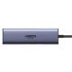 Εικόνα της Docking Station Ugreen CM512 6-in-1 USB-C with DisplayPort & HDMI 4K 60Hz 100W Gray 75643