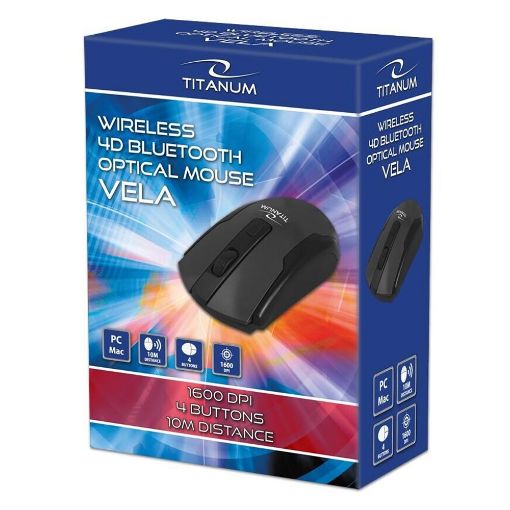Εικόνα της Ποντίκι Esperanza Vela 4D Bluetooth Black TM123