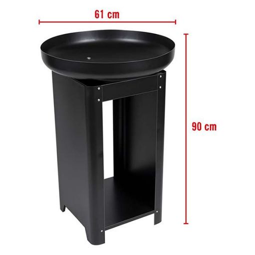 Εικόνα της Ψησταριά Κάρβουνου Alpina 3-in-1 61x90 cm Black 871125219335