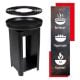 Εικόνα της Ψησταριά Κάρβουνου Alpina 3-in-1 61x90 cm Black 871125219335