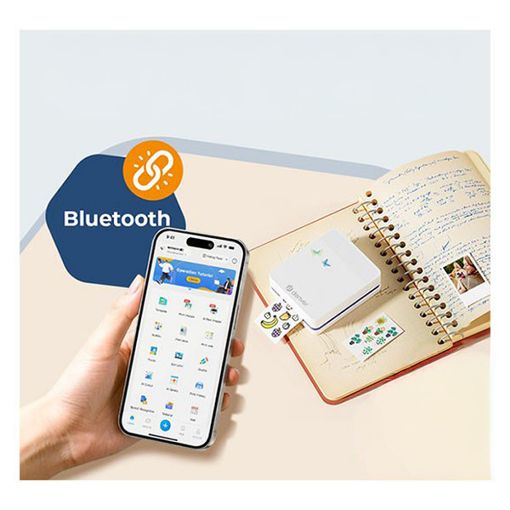 Εικόνα της Εκτυπωτής Denver Bluetooth 800mAh USB-C White MCP6010