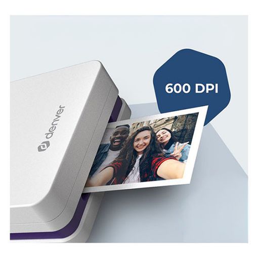 Εικόνα της Εκτυπωτής Denver Bluetooth 800mAh USB-C White MCP6010